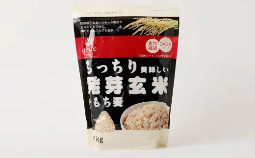 【はくばく】もっちり美味しい発芽玄米＋もち麦 1,000g×6袋 雑穀 雑穀米 コメ 米 国産 ご飯 ごはん 雑穀ごはん もち麦 食物繊維