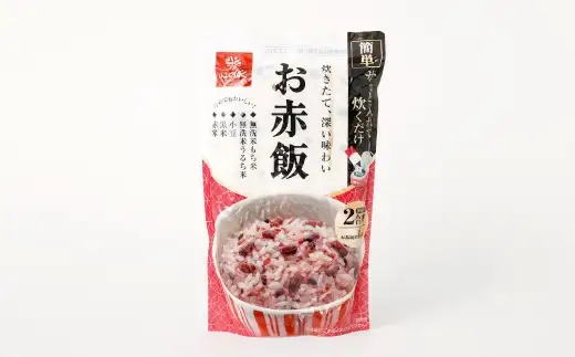 【はくばく】お赤飯 308g×6袋 雑穀 雑穀米 コメ 米 国産 ご飯 ごはん 雑穀ごはん 小豆 赤米 黒米