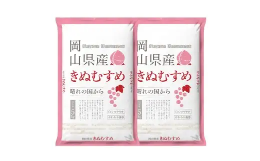 【 令和7年産 】 岡山県産 きぬむすめ 10kg （ 5kg × 2袋 ） 甘み 粘り 食味 特A お米 米 こめ コメ 白飯 飯 ご飯 ブランド米 ブランド 国産 白米 おにぎり