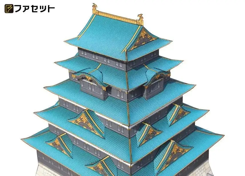 1250 復元 寛永度 江戸城ペーパークラフト
