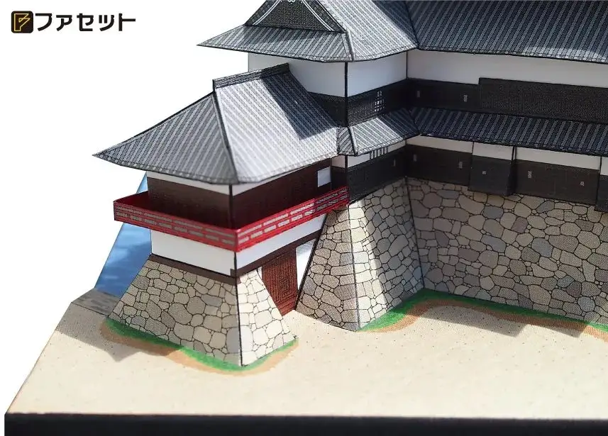 1254 国宝 松本城ペーパークラフト