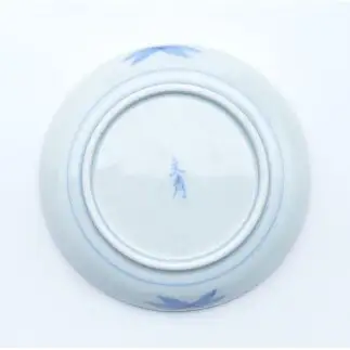 有田焼 色絵山水4.5寸取皿 2枚セット【まるぶん】まるぶんオリジナル 食器 器 うつわ 磁器 陶磁器 小皿 取り皿 飾り皿 染付 手描き 日本画 和風 A25-643
