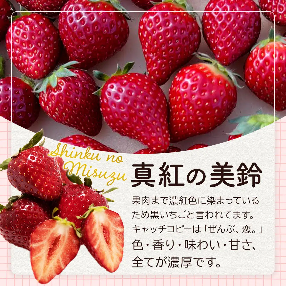 【先行予約受付】≪2027年1月発送≫【数量限定】黒箱 厳選4種の完熟いちご1箱セット ｜果物 いちご 朝取り 新鮮 ハート フルーツ デザート ストロベリー デザート スイーツ 苺 イチゴ 大田原市 栃木県