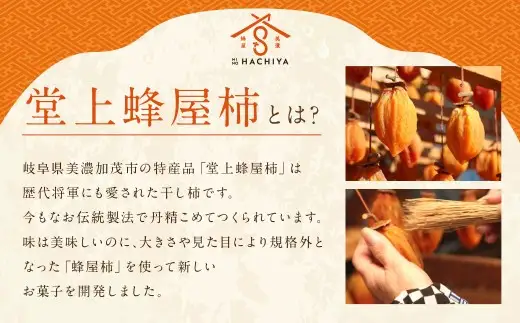 蜂屋柿 詰め合わせ セット 10個入 （蜂屋柿くりーむさんど 23.8g×4個 ・ 蜂屋柿ふぃなんしぇ 25.3g×6個）