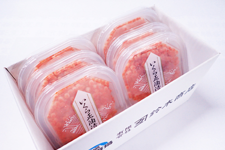 ＜計420g＞根室海鮮市場[直送]いくら醤油漬(鮭卵)70g×6P B-28010