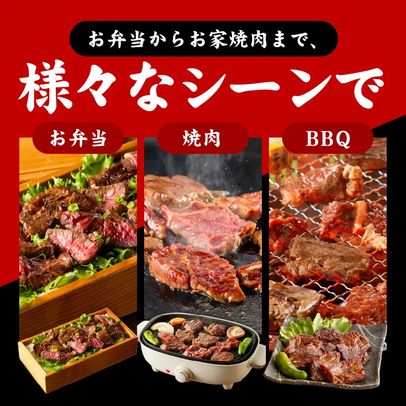 【食べ比べ定期便】牛ハラミ 1.3kg×全3回