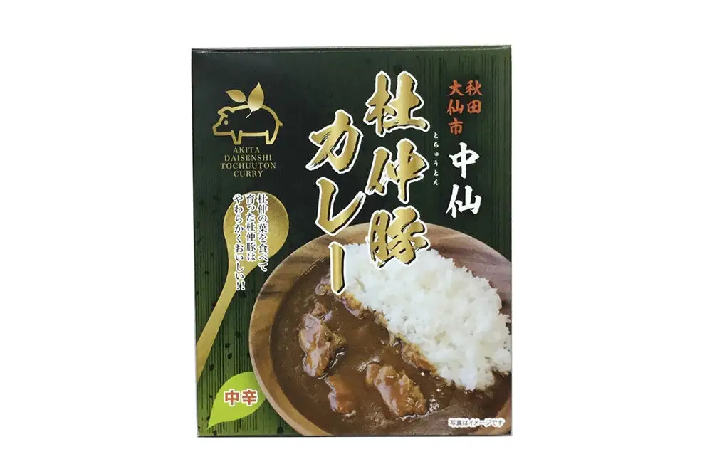 カレー 中仙の杜仲豚カレー 中辛 12食 セット 物産中仙 秋田県 大仙市