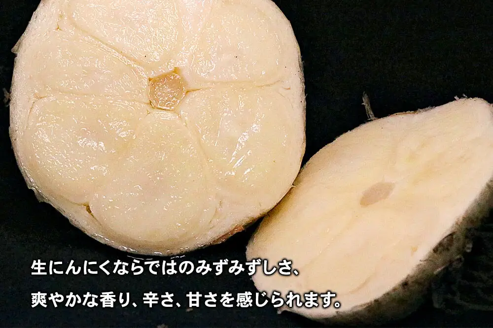 先行受付 青森県産にんにく 幻の生にんにく 2玉（中～大玉）【6月下旬発送】