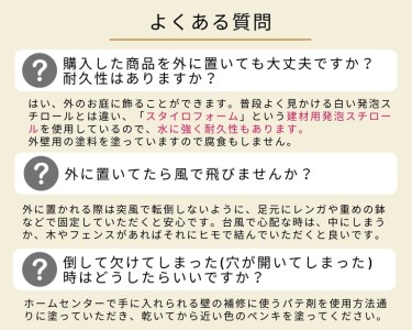 ガーデニング 雑貨 お店屋さんのような塀＜Moon Rabbit＞