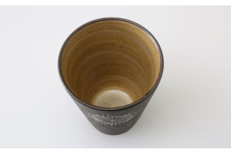 【波佐見焼】まろやか フリー カップ 黒一珍3客揃 食器 皿 【國右エ門窯】 [VB10]  波佐見焼