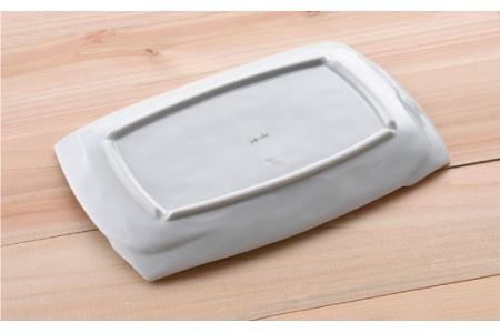 【波佐見焼】パキラシリーズ 長 角皿 2枚セット プレート 食器 皿 【まるしん】 [WD17]  波佐見焼