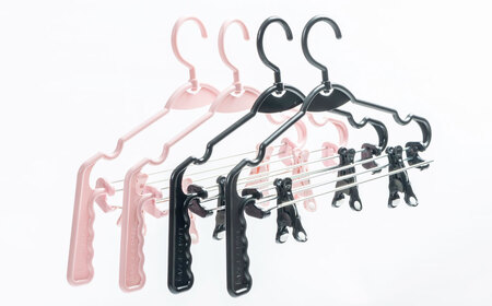 洗濯 ハンガー ステンレス 【 いちどにありがとう （1個） ・スカットちゃん （4台） セット】