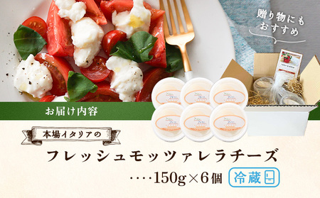 モッツァレラチーズ6個入セット【15000101】