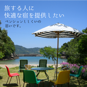 宿泊チケット（ログ・コテージ２名様分・１泊朝食付き）　ペンションししくい