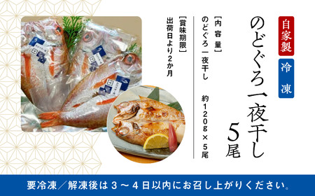 のどぐろ 一夜干し 120g 5尾 のどぐろ