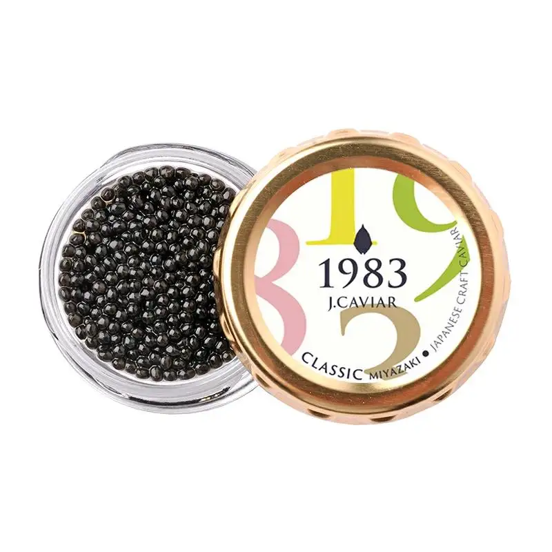 MIYAZAKI CAVIAR1983 12g＆ブリニセット 国産「ジャパンキャビア」 宮崎キャビア1983 鮎のよしの＜25-12a＞