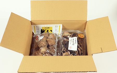山の幸詰合A（乾し椎茸どんこ50g×3袋、黒きくらげ40g×1袋）＜106-007＞