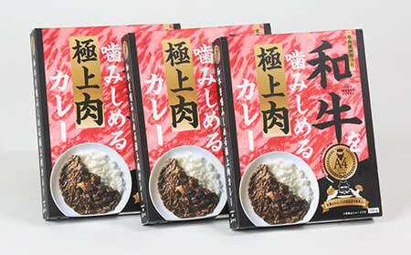杵築産おおいた和牛カレー３食セット（レトルトカレー） ビーフカレー 黒毛和牛 国産 A4 ビーフ カレー 九州 夏カレー ＜120-001＞