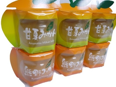 ゼリー 熊野みかん&甘夏みかんゼリー 6個 包装なし ご家庭用 | みかん ミカン 国産 フルーツゼリー デザート シャーベット スイーツ フルーツ 果物 くだもの おやつ 人気 おすすめ 三重県 熊野市【kmkn0074】