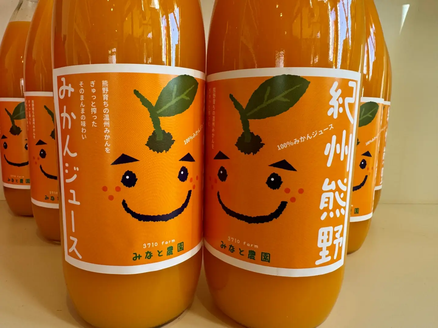  無添加 果汁100％ みなと農園の紀州熊野みかんジュース 1000ml×2本 化粧箱入り みかんジュース【kmkn0092】