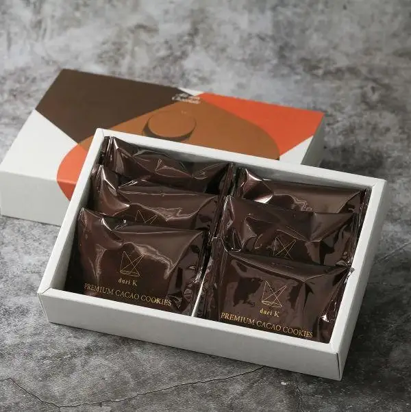 【dari K（ダリケー）】カカオサンドクッキー（ダーク）6枚入×5箱セット ［ 京都 チョコレート カカオを通して世界を変える 人気 おすすめ ギフト プレゼント 贈答 お取り寄せ お菓子 スイーツ ］