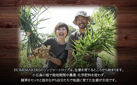 小豆島ジンジャー&ダイダイレモンシロップ3本セット