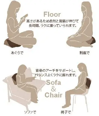 【 洛中高岡屋 】長く楽に座れる寛ぎのアイテム 西陣織 おじゃみ座ぶとん （都縞・紫）