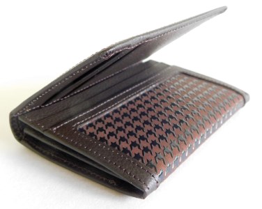 0104甲州印伝隼人キーケース・小銭入・名刺入３点セット（茶）