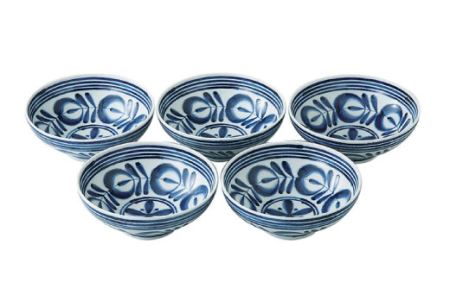 【波佐見焼】モダンブルー 小鉢 揃 食器 皿 【西海陶器】 73512 5 [OA174] 波佐見焼