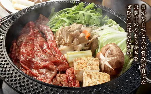 飛騨牛 A5 等級 肩 ロース（ 500g ）すき焼き ・焼肉 用