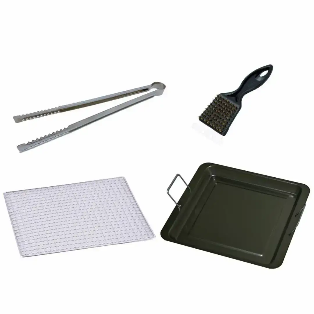 [グリーンライフ] 少煙バーベキューコンロセット キャンプ アウトドア用品 BBQ