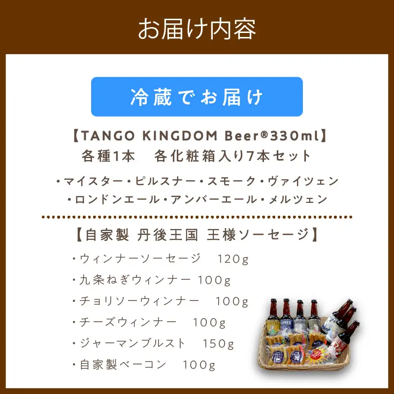 クラフトビール TANGO KINGDOM BeerR ＆ 王様ソーセージ セット ソーセージ