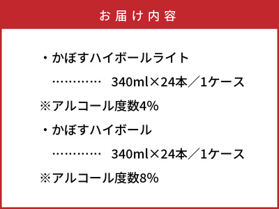 爽快！かぼすハイボールVS.スッキリ軽めのかぼすハイボールライト_1684R
