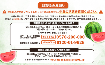 《2026年分受付中》『夏の女神』大玉！種が少なくて甘い黒皮スイカ1玉入（6～8kg）【01061】