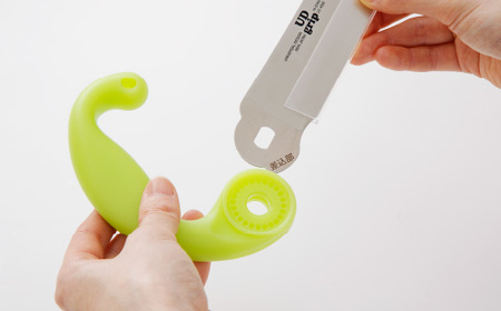 ＵＤグリップ包丁(グリーン) 　福祉用品　H17-06