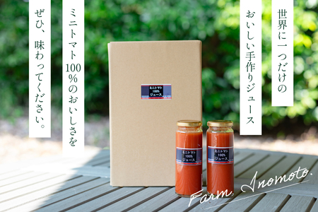 【先行予約】 無塩 トマトジュース 国産 ミニトマト100％ジュース 180ml ×6本 セット [ふぁーむ・いのもと 北海道 砂川市 12260392]