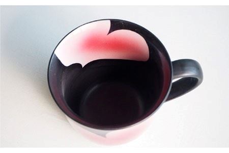 【波佐見焼】mignon ハート マグカップ 2個セット 食器 皿 【紫明窯・作家はな】【陶藤】 [BE17]  波佐見焼