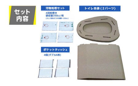 簡易トイレセット[AOBS002] 防災トイレ