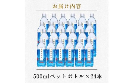 A-031 ＜通常便＞関平鉱泉水500mlペットボトル(計24本)【関平鉱泉所】霧島市 水 ミネラルウォーター 1人暮らし 温泉水 シリカ シリカ水 ミネラル成分 飲料水 500
