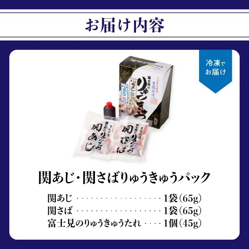 関あじ・関さばりゅうきゅうパック E19002