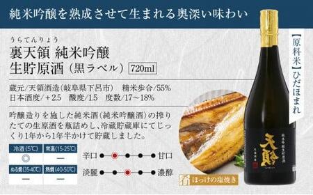 裏天領 純米吟醸セット 2本 裏天領 生貯原酒 生貯蔵酒 地酒蔵  お酒 日本酒 飛騨高山 FR034