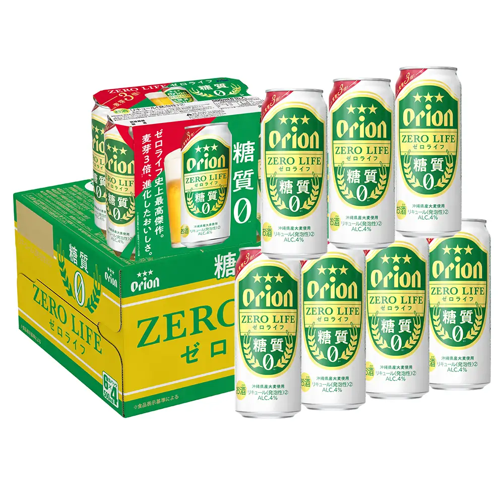 オリオンビール　オリオンゼロライフ（500ml×24缶）