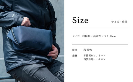 豊岡鞄 ベルーフバゲージ Urban Explorer 6 HA（ネイビー） / beruf baggage ビジネスショルダーバッグ メンズ ビジネスバッグ ショルダー（12インチサイズタブレット収納可）