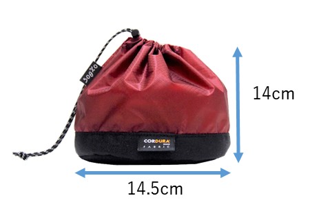 oxtos CORDURA フォールディングカップケース ブルー シェラカップ ケース