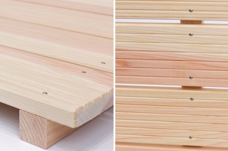 すのこ 85cm x 59.5cm 溝彫り 滑り止め 8枚打ち 紀州産 総ひのき製 職人手作り【ymku0011】