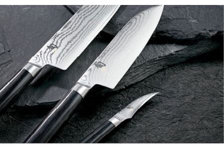 【59E0516】〈貝印〉旬Shun Classic 3本セットD（三徳包丁 175mm＆ユーティリティナイフ 150mm＆ペティナイフ 90mm）