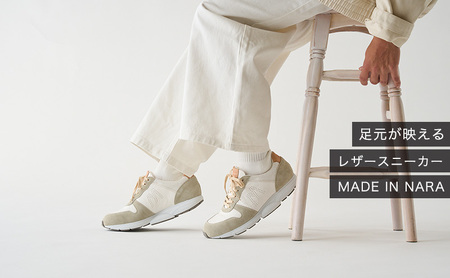MIDFOOT ミッドフッド レザースニーカー MF001JM ホワイト 4E 26.5cm
