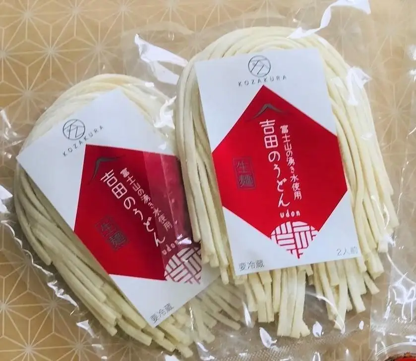 【湖桜製麺】河口湖 生麺セット（吉田のうどん2食×2、ほうとう2食×2 ）