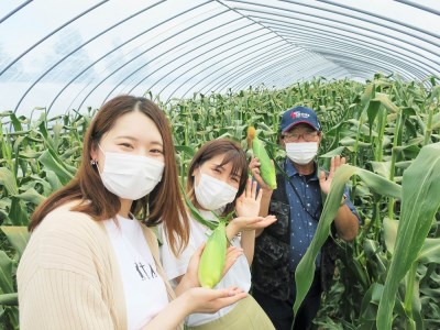 大地の恵み「とうもろこし2色セット」北海道産　7本