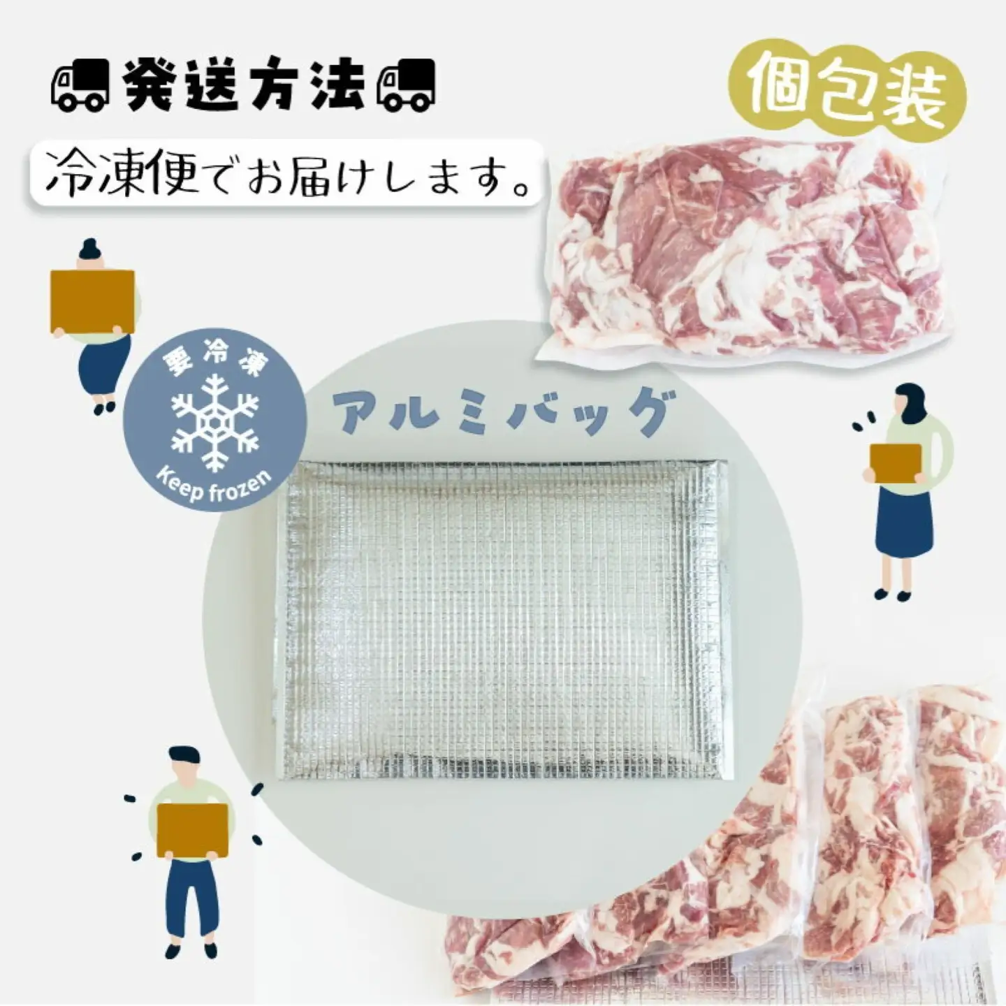 富士湧水ポーク 切り落としと挽肉のガッツリ盛りセット 4.8kg　｜豚肉